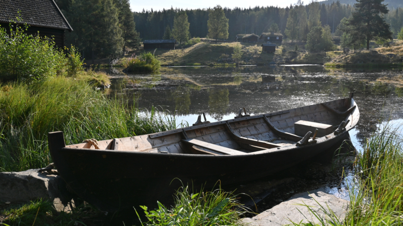 Trebåt på Breisjøen