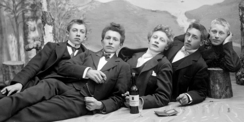 H. H. Lie - Fridjof Jevnes gruppe 31.3.1901