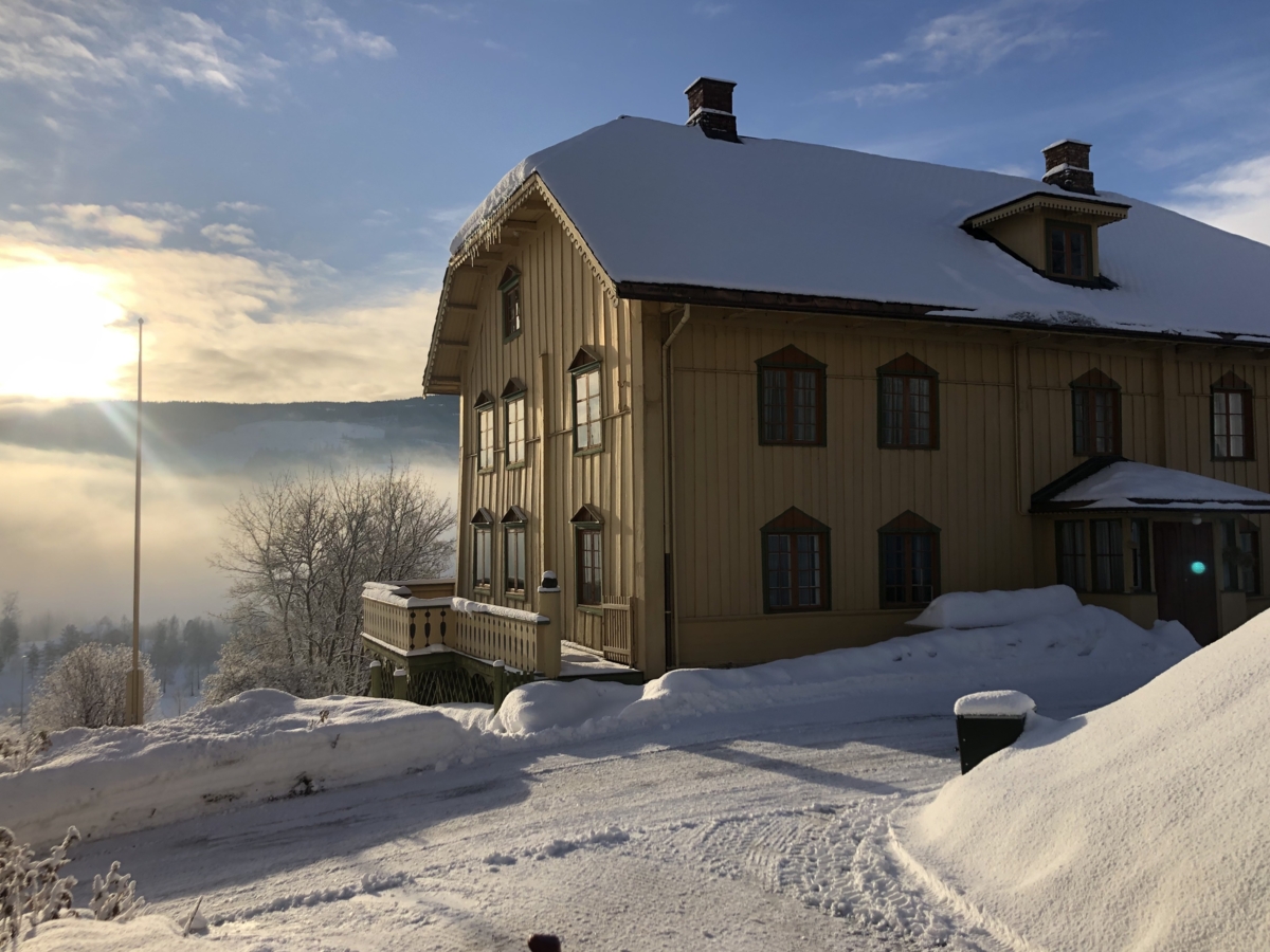 Aulestad i vinterdrakt. Foto:&nbsp;Bj&oslash;rnstjerne Bj&oslash;rnsons Aulestad

