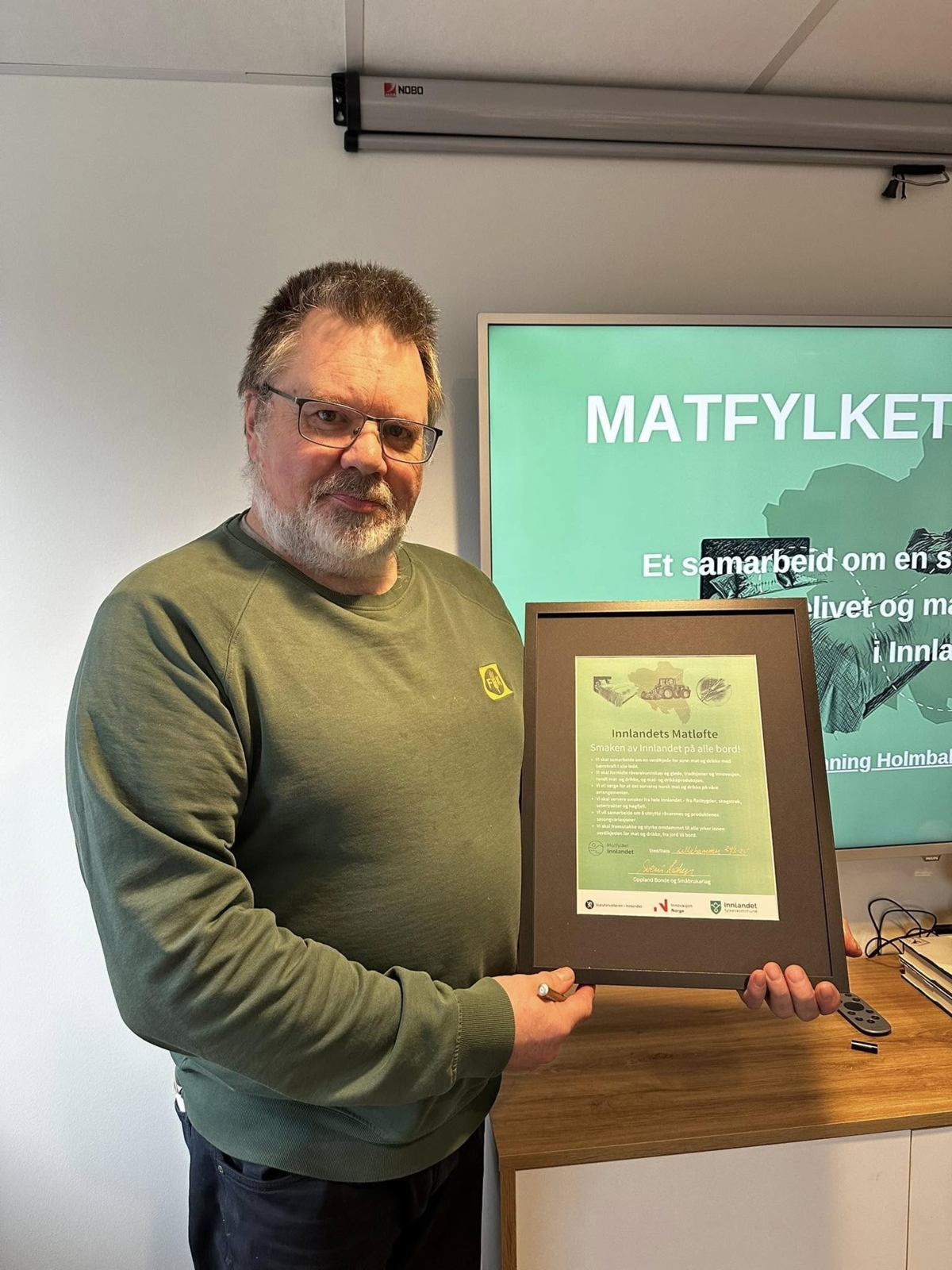 Svein L&oslash;ken. Foto:&nbsp;Matfylket Innlandet

