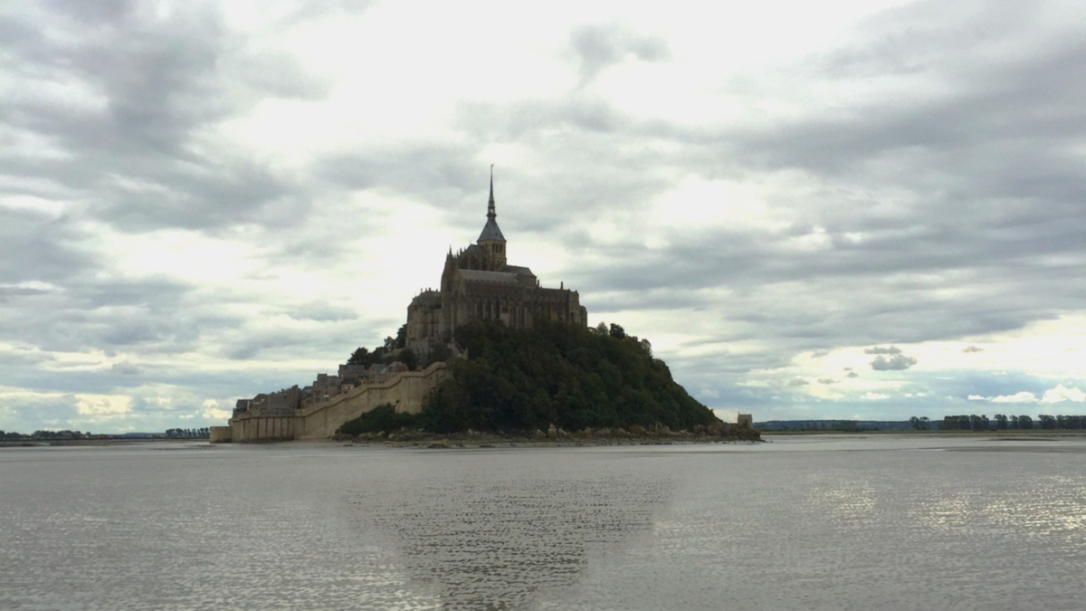 Verdensarvstedet Mont Saint Michel i Frankrike. Foto: Kjell Marius Mathisen / Maihaugen

