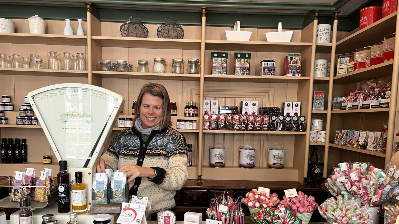 Åpen historisk butikk, jul, foto: Marte Kjernsholen