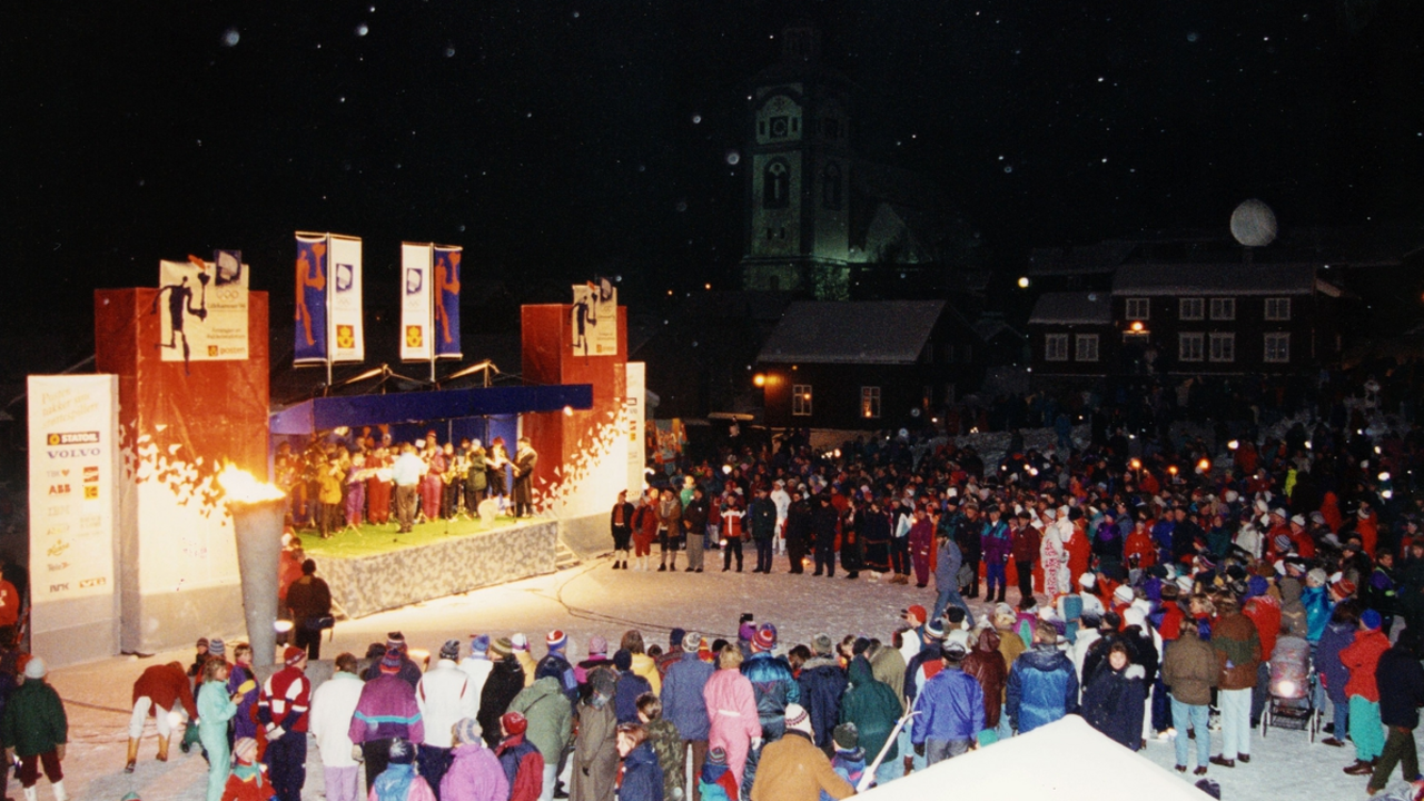 OL 1994 Fakkelstafetten Røros